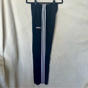 Adidas Black Striped Basketball Track Sweatpants Climalite 3‎ Stripes Small